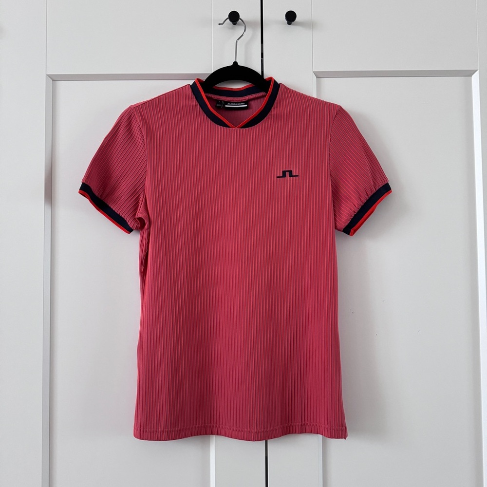 J.Lindeberg Red Short Sleeve Tee